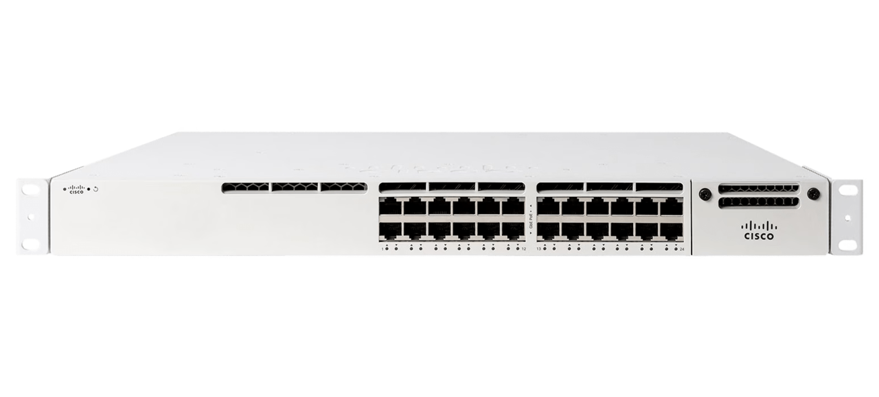 Safyra SwitchCore S48X. Imatge giratòria que destaca el producte.